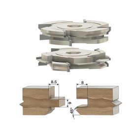 Single bevel Tongue and Groove Set